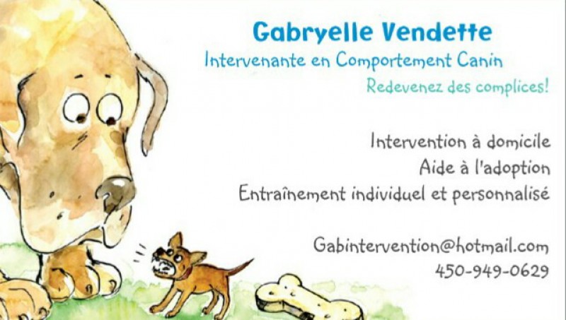 Gabryelle Vendette -  Canin behaviorist consultant